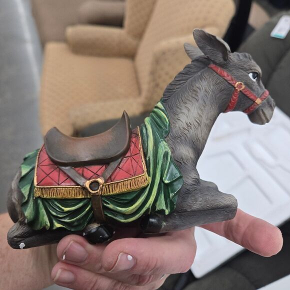 Creche De Noel 13 Piece Nativity Set Kirkland Hand Painted Christmas 915694 S1 - Picture 8 of 16